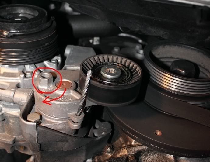 How to loosen AC belt tensioner? E46 Fanatics Forum